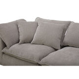 Aiden & Ivy Serene Modular Sofa in Beige