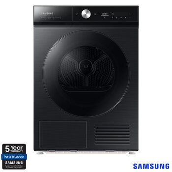 Samsung Bespoke AI Series 8 DV90BB9445GBS1 9kg Heat Pump Tumble Dryer A+++ Rated In Black