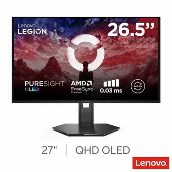 Lenovo Legion 27" QHD OLED Gaming Monitor, 67E1GAC1UK Lenovo Legion 27" QHD OLED Gaming Monitor, 67E1GAC1UK