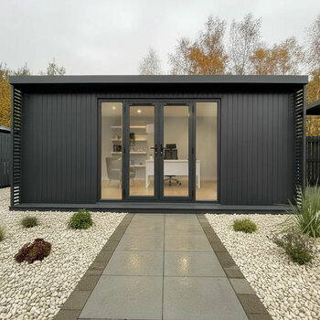 Installed Garden Room, Large Sizes, Basebox Plus by Green Retreats Installed Garden Room, Large Sizes, Basebox Plus by Green Retreats