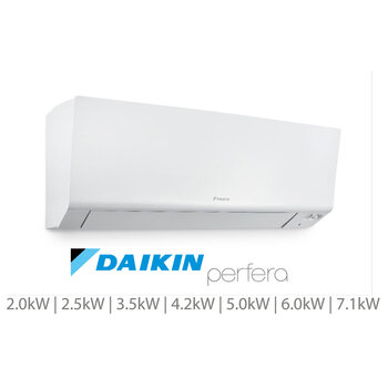Installed Daikin Perfera Single Split Air Conditioning Unit for Domestic and Commercial Application in 5 Capacities