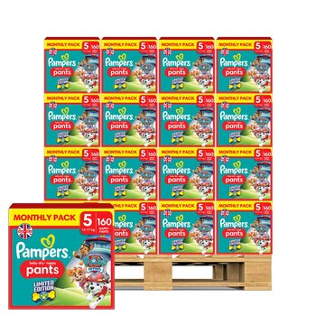 Pampers Paw Patrol Baby Dry Nappies Size 4, 222 Pack – Nonynana