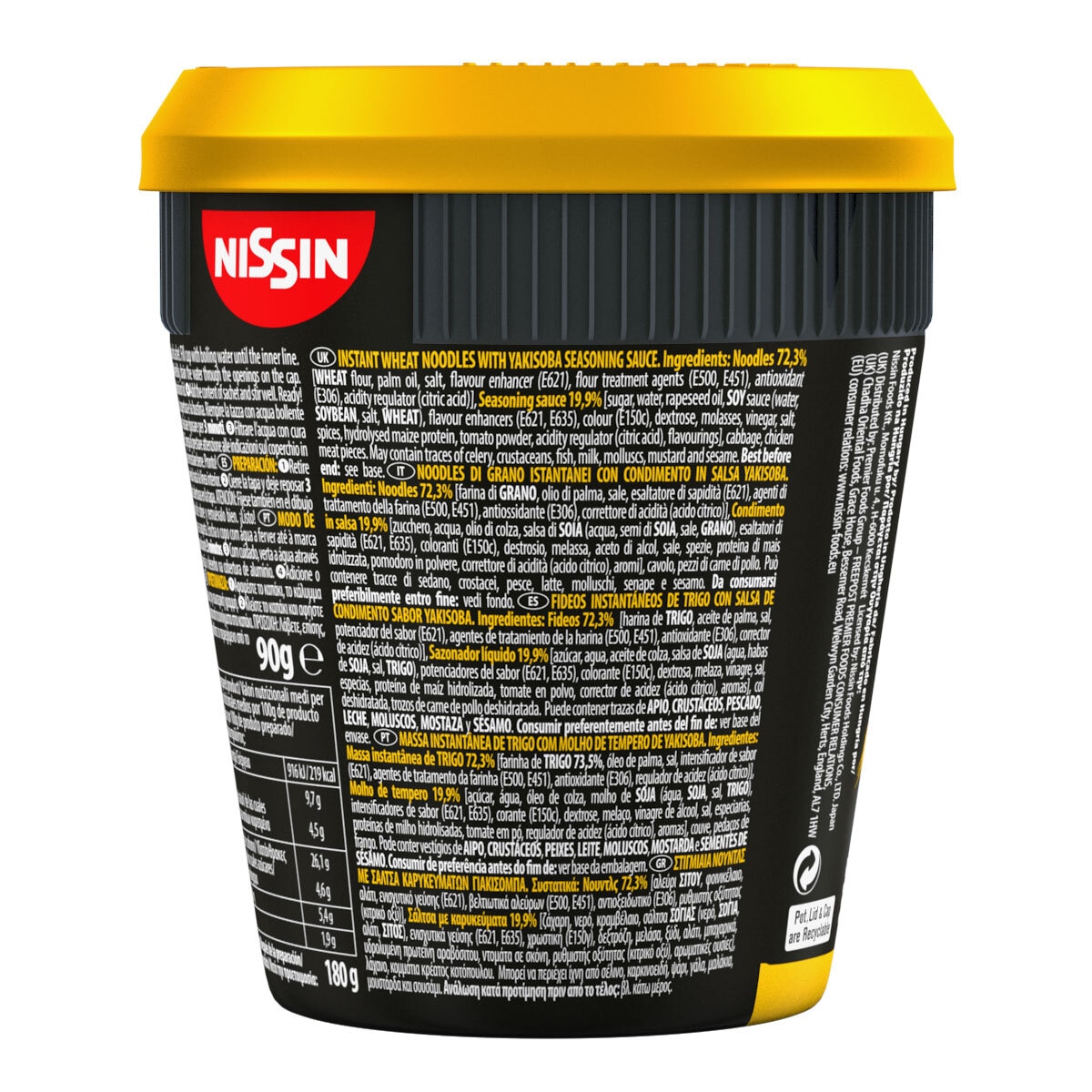 Nissin Soba Classic Cup Noodles