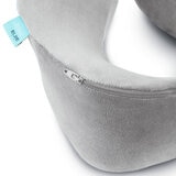 Airia Living Concave Comfort Travel Pillow 27 x 24 cm, Grey