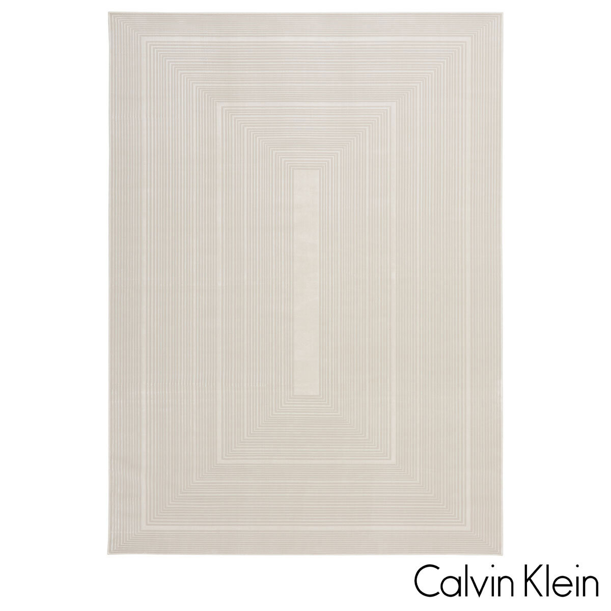 Calvin Klein CK024 Irradiant Ivory Rug, in 2 Sizes