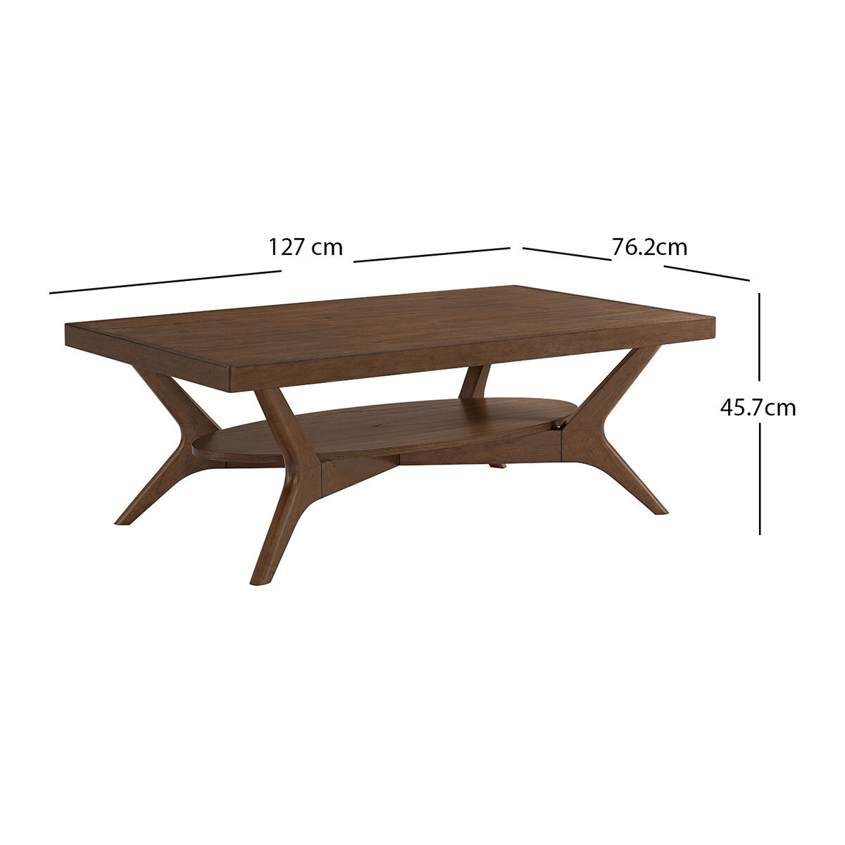 Wimberly Dark Wood Coffee Table