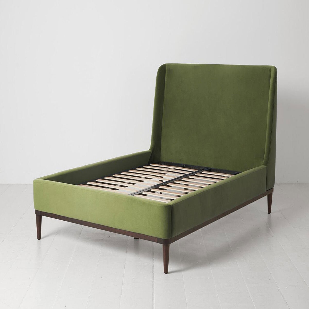 Swyft Bed 02 Green Velvet Bed Frame in 3 Sizes