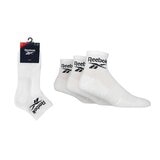 Reebok Unisex Core Ankle Socks 6 Pack in White