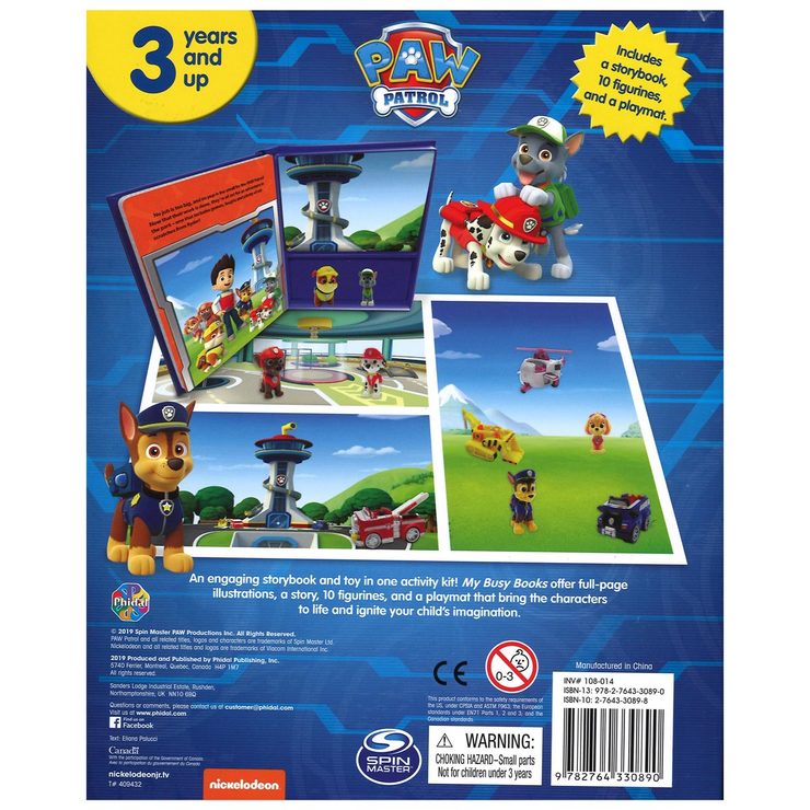 Paw Patrol : My Busy Books (3+ Years) | Costco UK