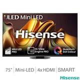 Hisense 75U8NQTUK 75 Inch Mini-LED Smart TV