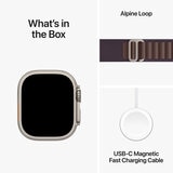 Buy Apple Watch Ultra 2 GPS + Cellular, 49mm Titanium Case with Indigo Alpine Loop - Medium, MQFN3B/A at costco.co.uk