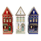 The Silver Crane Co Winter Festive Houses Speculoos Cookies, 345g in 3 Colours