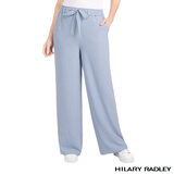 Hilary Radley Ladies Wide Leg Trousers in Blue