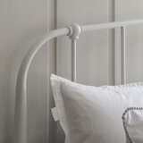 Gallery Loughton Cream Metal Bed Frame, Double