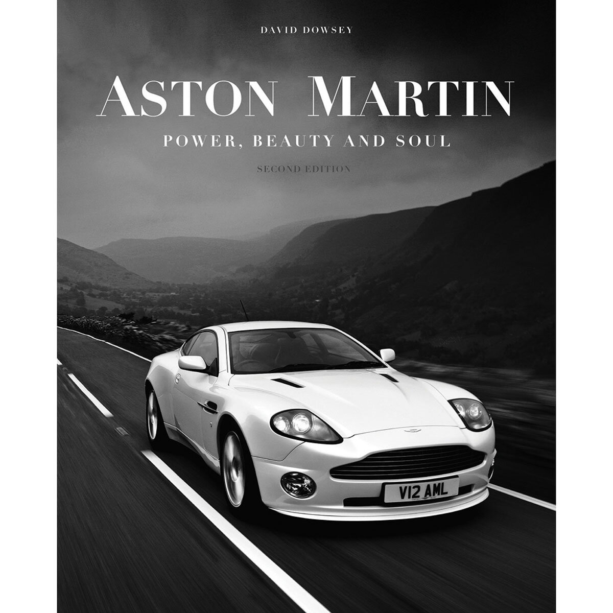 Title Page of Aston Martin book depicting an Aston Martin