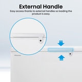 Hisense FC571D4AWLYE, 372L High Capacity Chest Freezer, E Rated in White