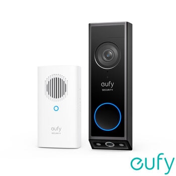 eufy 2K Video Doorbell E340 8GB Local Storage with Chime - No Monthly Fees