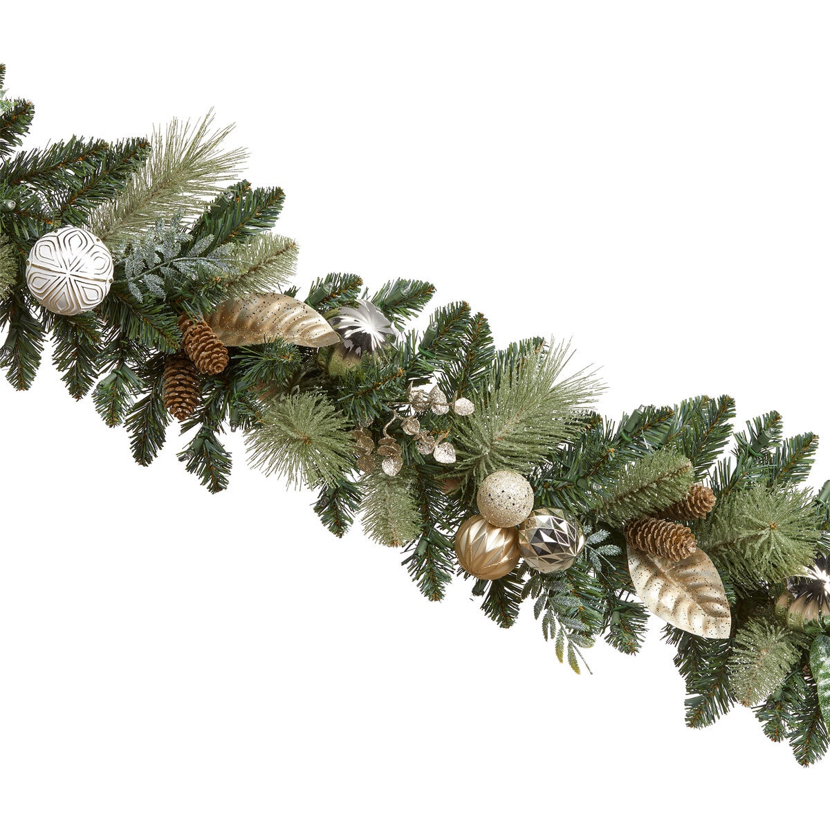 Buy 9ft Decorated Garland Gold Item Image at costco.co.uk