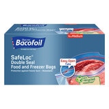 Bacofoil Safeloc Food and Freezer Bags, Medium, 76 Pack Bacofoil Safeloc Food and Freezer Bags, Medium, 76 Pack