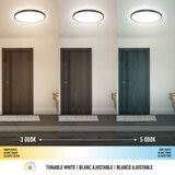 Artika Europa LED Flushmount CL-ERR-5L40BL With Remote in Black at costco.co.uk