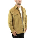 Jachs Men's Cord Shirt In Tan, Large