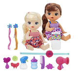 HASBRO BABY ALIVE CUTE HAIRSTYLES BABY Blonde and Brunette