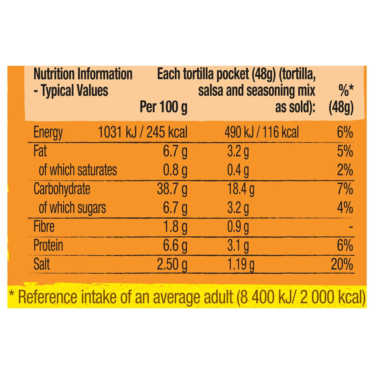 Nutritional Information