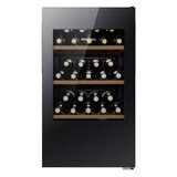 Hisense RW12D4NWG0, 30 Bottle Freestanding, Wine Cooler, G Rated in Black