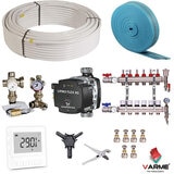 Varme Water Underfloor Heating System with Thermostat - 120m² (for an area up to 120m²)