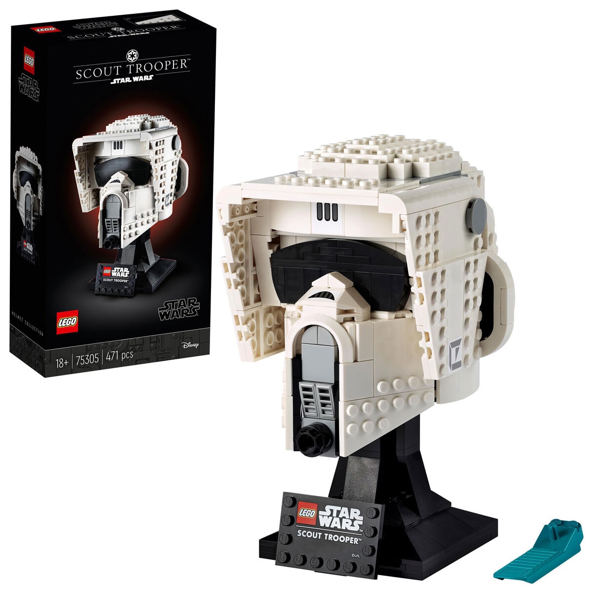 Buy LEGO Scout Trooper Helmet Model 75305 Box & Item Image at Costco.co.uk