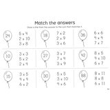 Page spread of Times Table