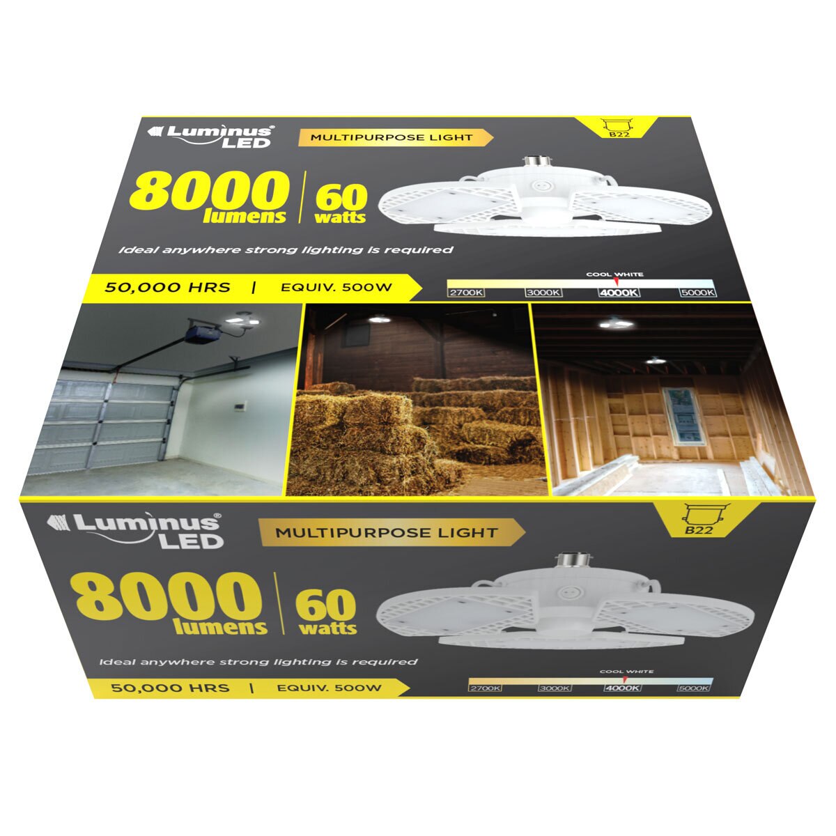 8000 lumen garage light costco