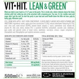 VIT HIT Lean & Green, 12 x 500ml