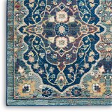 Ankara Blue Patterned Rug in 2 Sizes