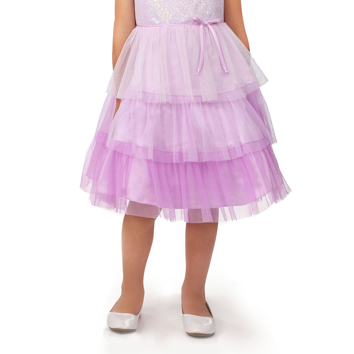 Jona Michelle Girls Dress in Lilac