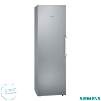 Siemens iQ300 KS36VVIEPG Upright Fridge, E Rated in Stainless Steel