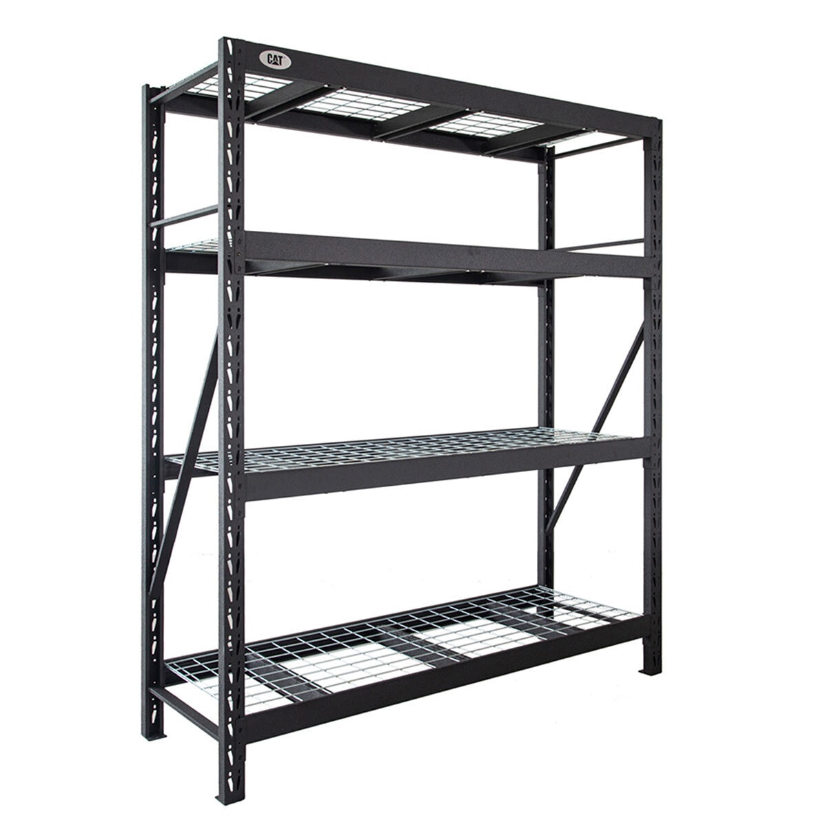 CAT 4 Level Industrial Level Rack in Black