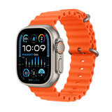 Buy Apple Watch Ultra 2 GPS + Cellular, 49mm Titanium Case with Orange Ocean Band, MREH3B/A at costco.co.uk