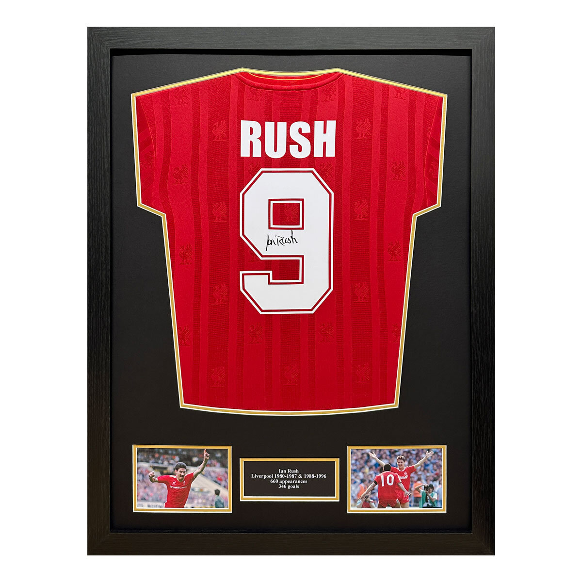 Ian Rush Signed Framed Liverpool Football Shirt | Costco UK