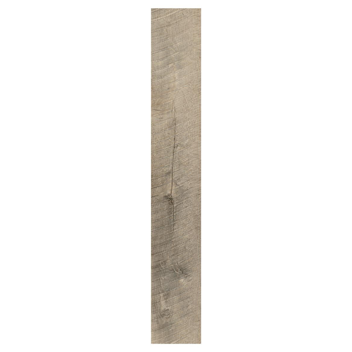 Individual plank of flooring on white background