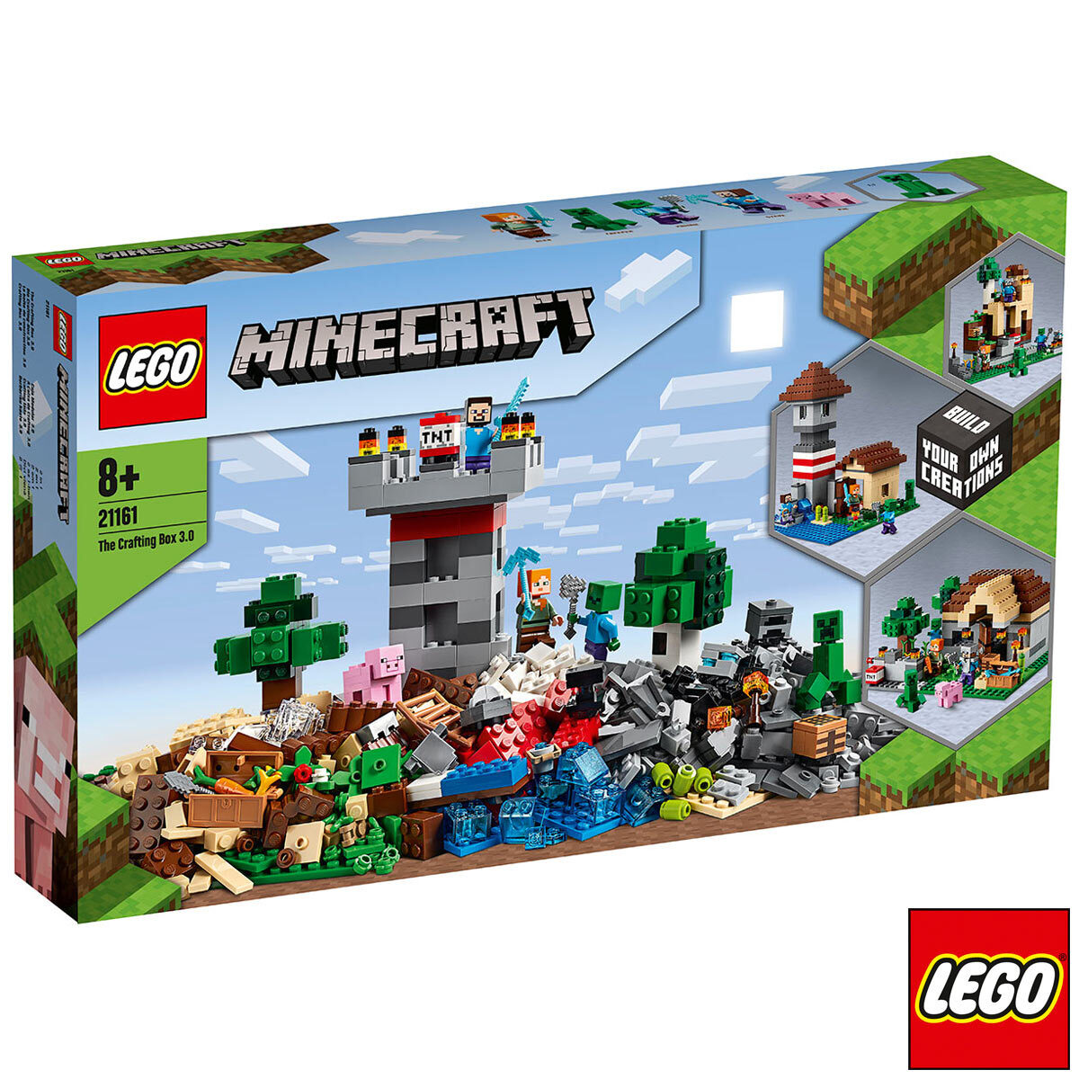 LEGO Minecraft The Crafting Box 3.0 - Model 21161 (8+ Years)