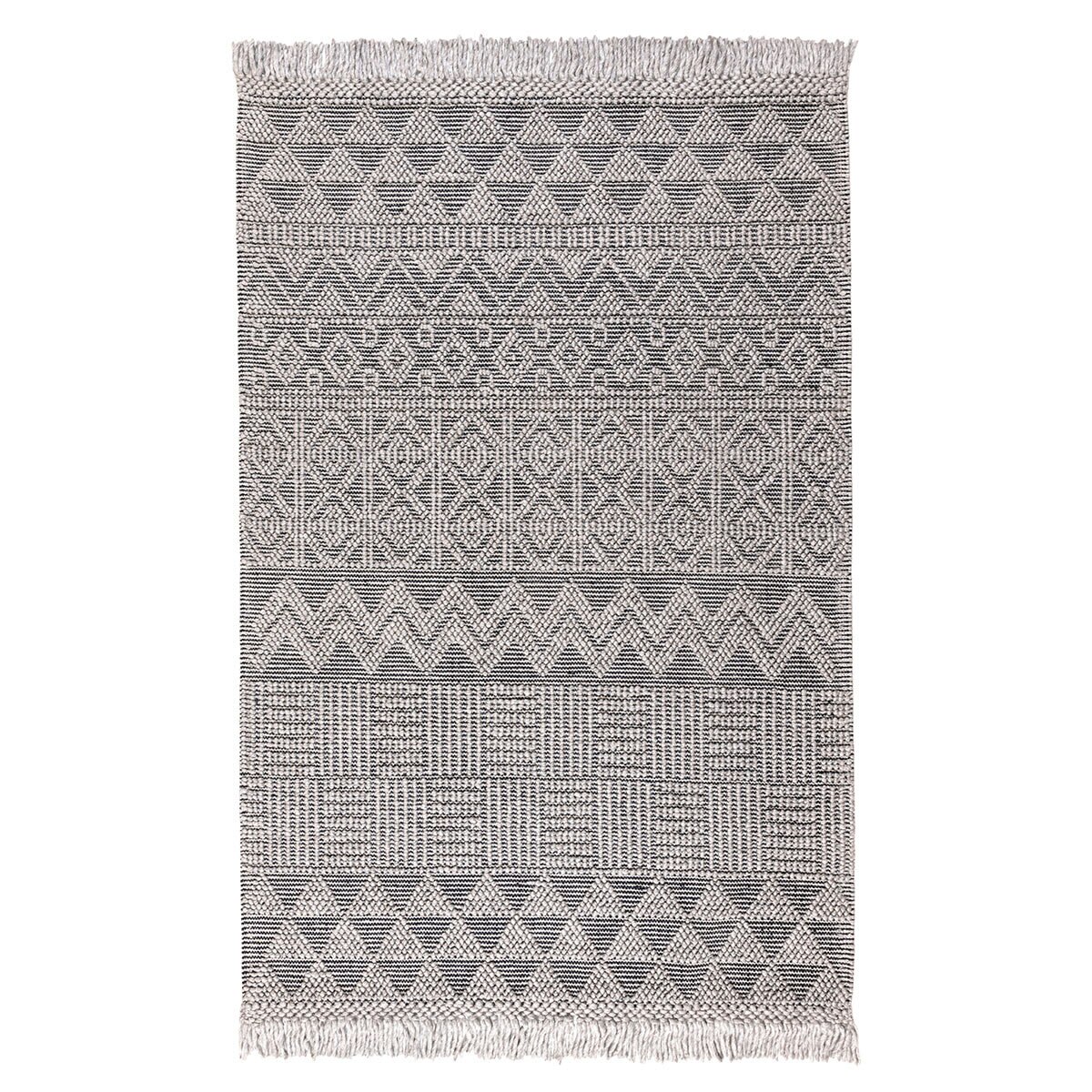 Anya Grey Bohemian Rug, 160 x 220 cm | Costco UK