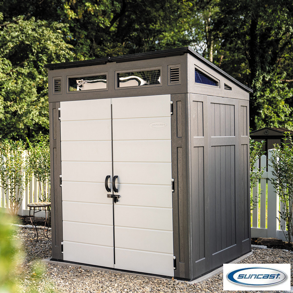 Suncast 6ft 2" x 5ft 8" (1.89 x 1.73m) Modern Storage Shed