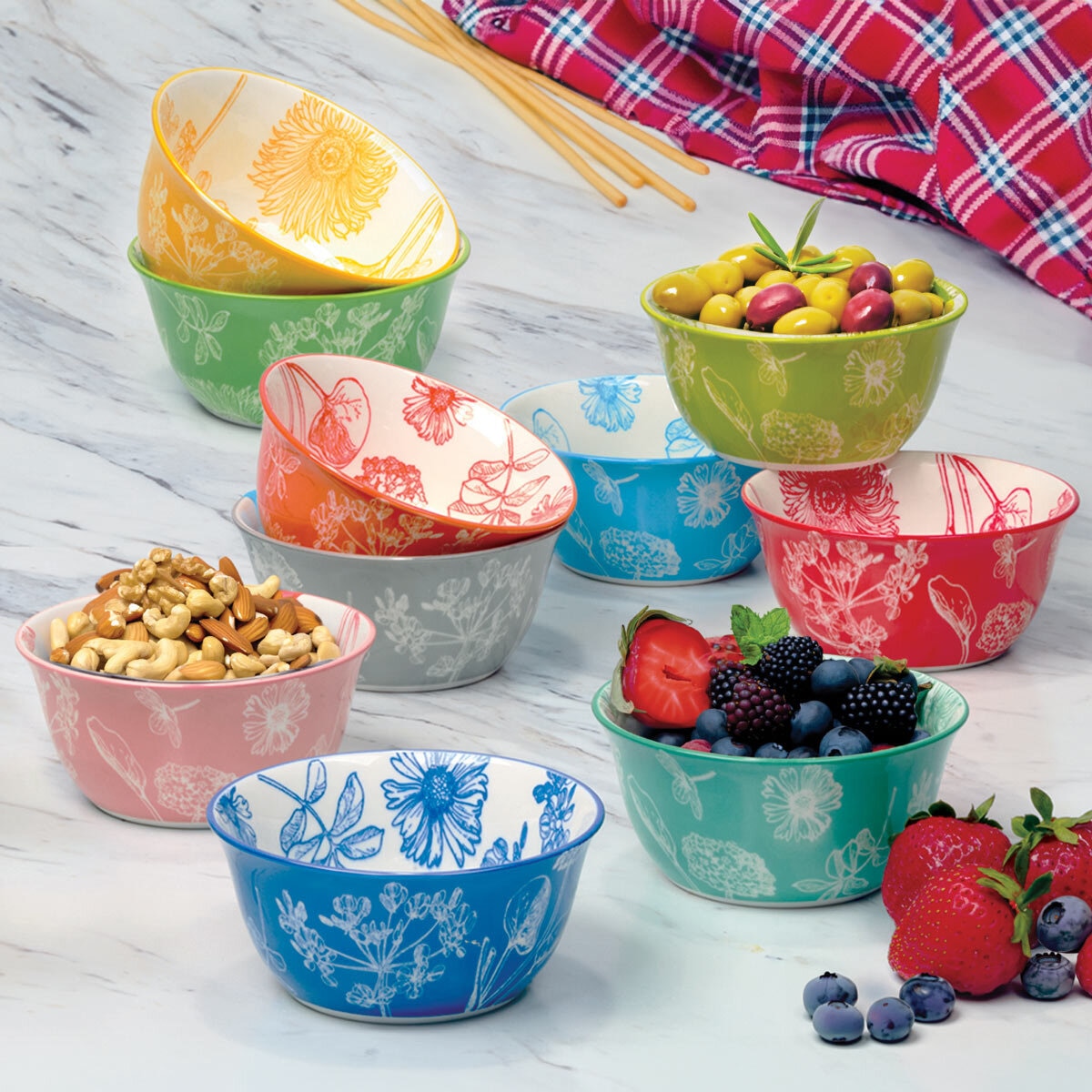 Botanical Bowl Set 10pk