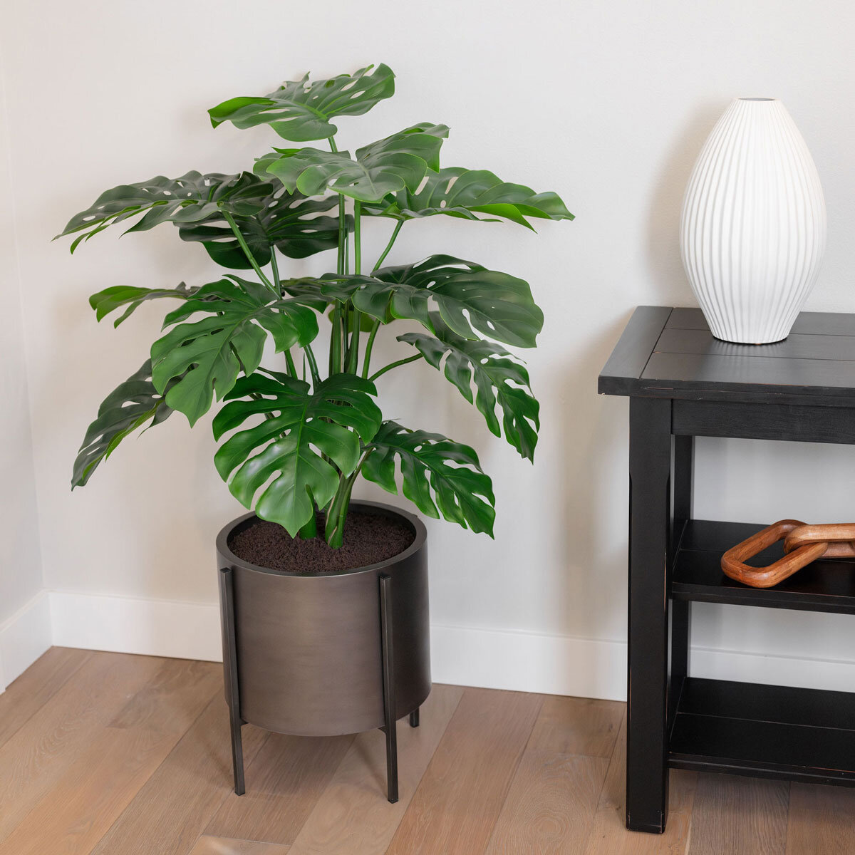 Artificial 4ft Monstera Plant in Stand