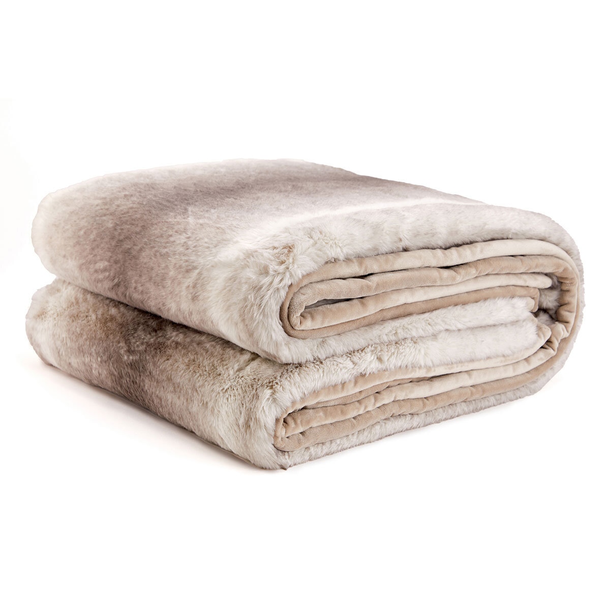 Mon Chateau Faux Fur Throw in 2 Colours, 152 x 177 cm