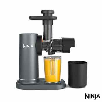 Side Profile of Ninja Cold Press Juicer with Anti-Clog Filter Side Profile of Ninja Cold Press Juicer with Anti-Clog Filter