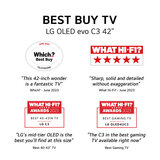 LG OLED42C34LA 42 Inch OLED 4K Ultra HD Smart TV