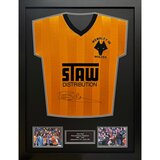 Steve Bull Signed Framed Wolverhampton Wanderers Shirt