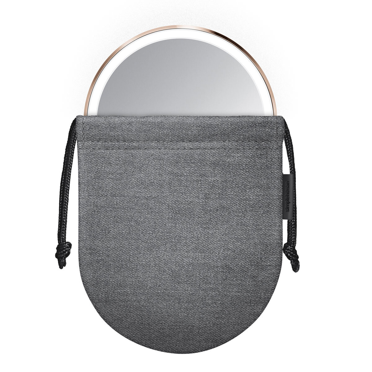 Simplehuman compact mirror in slip case